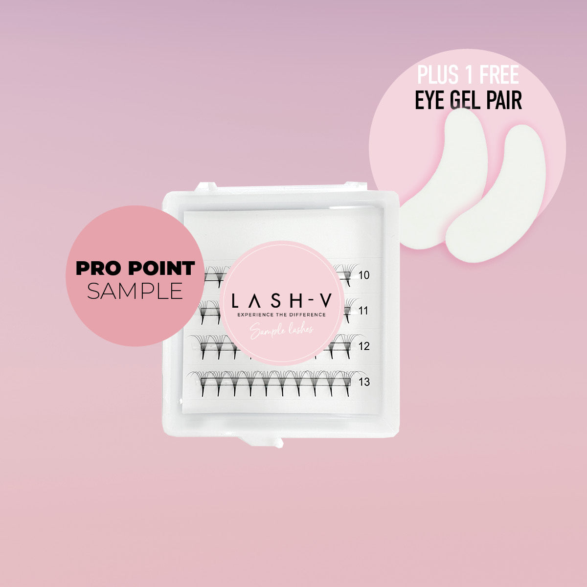 Sample Pro-Point Lash Fans - up to 48 Fans - LASH V