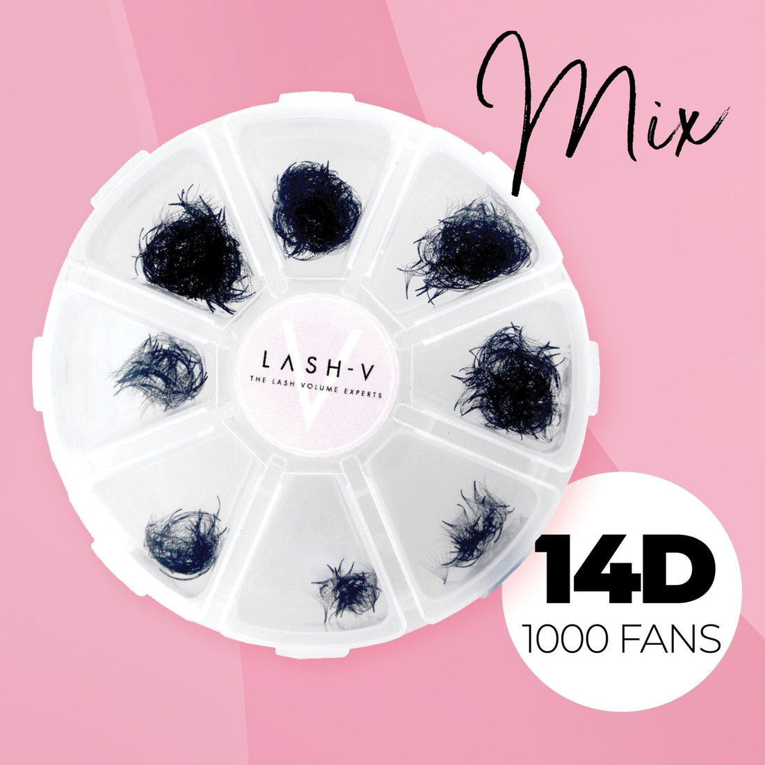 14D Promade Loose - 1000 Mix Fans - One V Salon