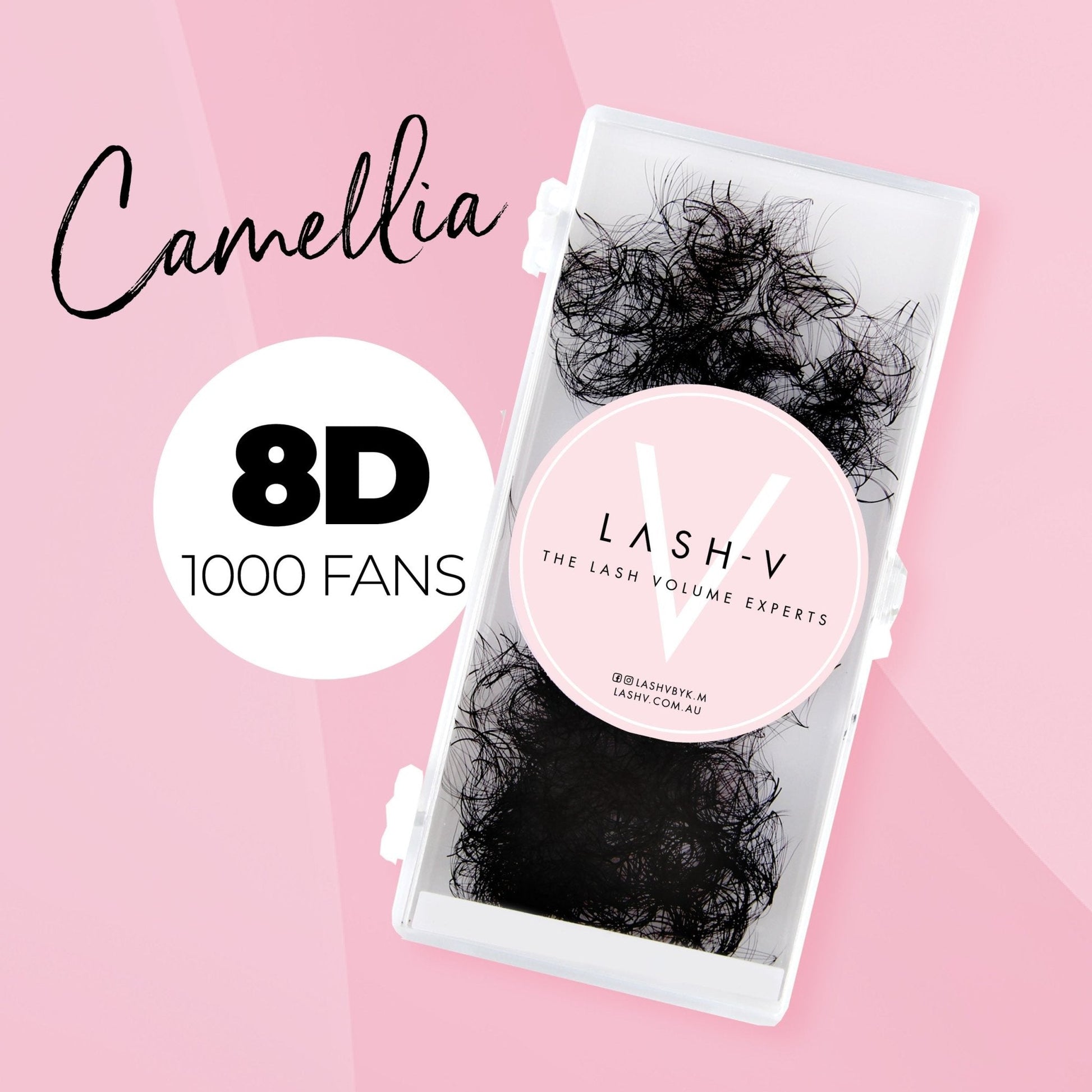 8D Promade Camellia Loose - 1000 Fans - One V Salon