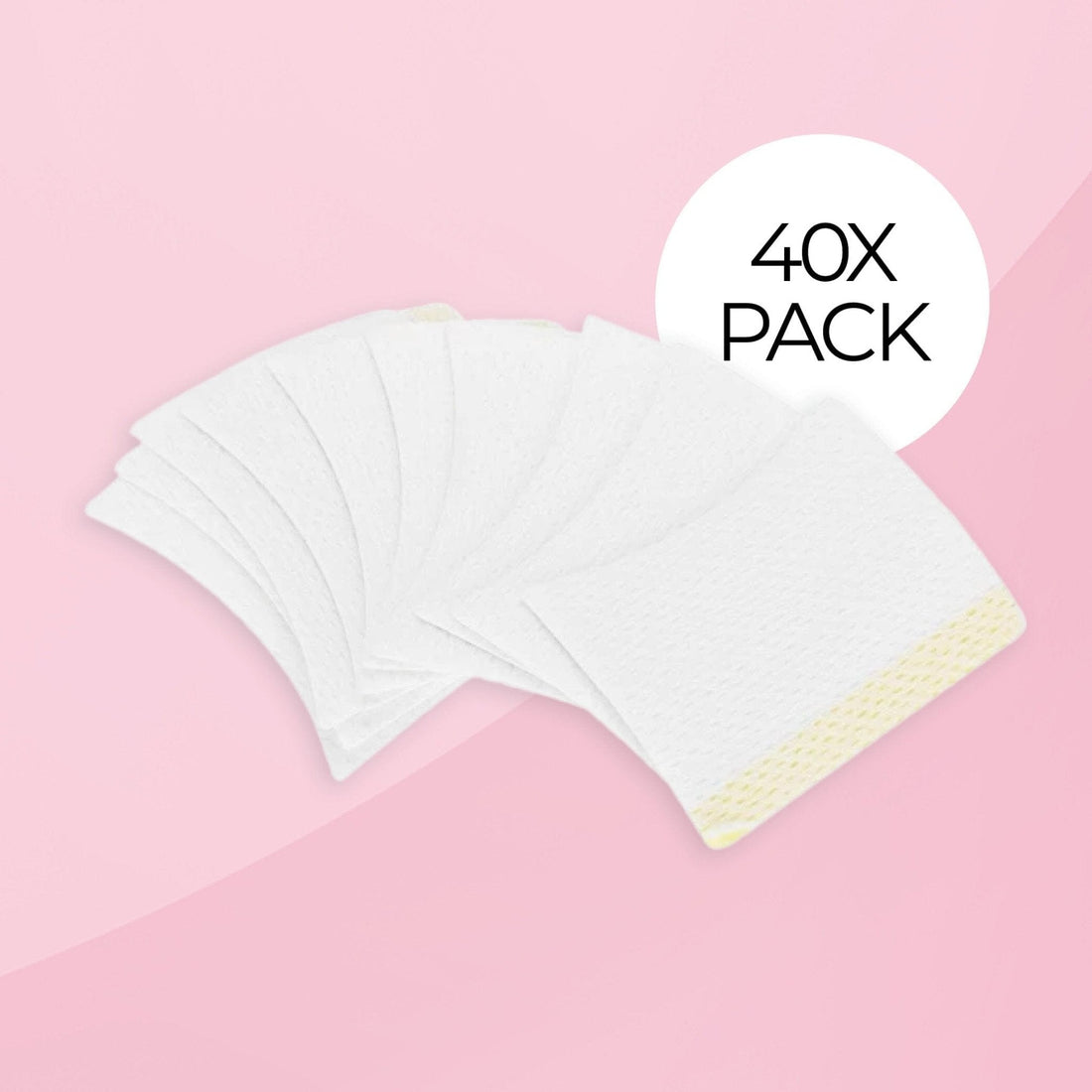 Lash Removing Under Eye Cotton Pad | Eyelash Salon Supplier (40x pack) - One V Salon